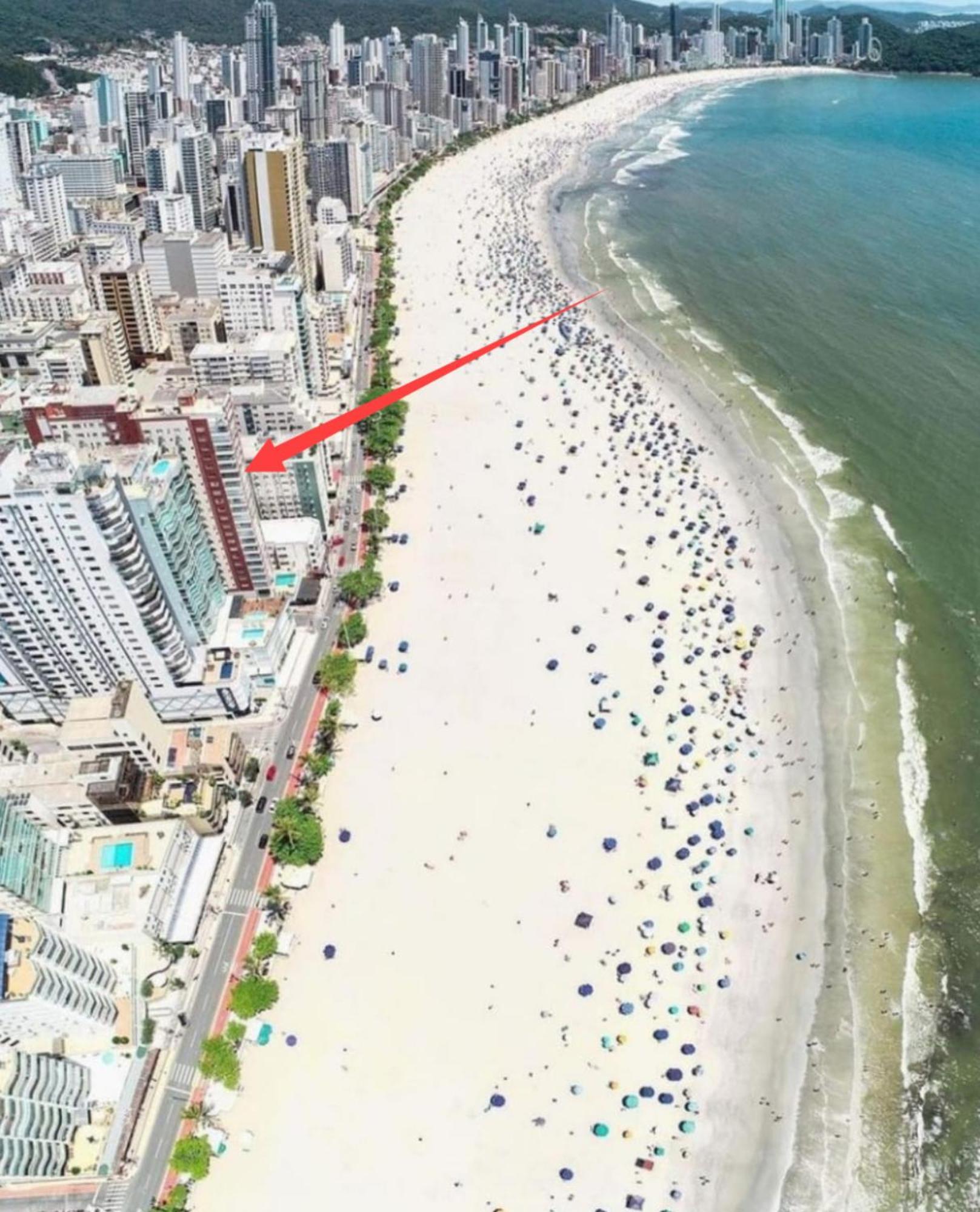 Apartamento Vista Mar - Pe Na Areia Balneário Camboriú المظهر الخارجي الصورة